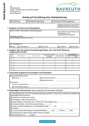 "Antrag für eine Sozialwohnung" als PDF downloaden.