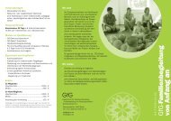 Info-Flyer zum Download (pdf) - Gesellschaft für Geburtsvorbereitung