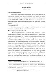 Pregătirea aperceptivă Anunțarea temei Tratarea și argumentarea ...
