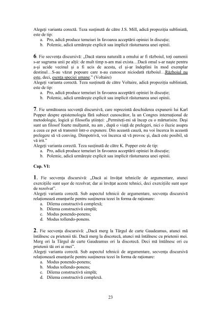 Download pdf teoria argumentarii - Student pe net