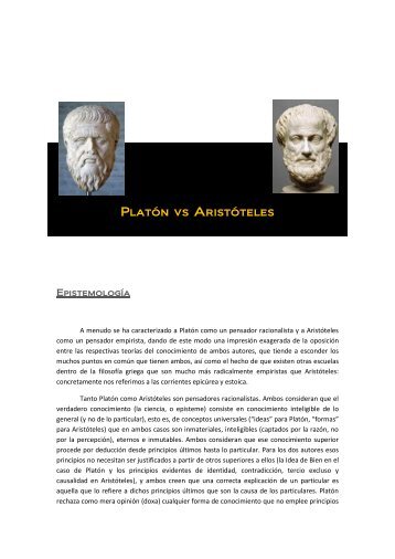 Platón vs Aristóteles