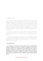 Gramàtica de la llengua catalana (versió provisional). III.2 La derivació