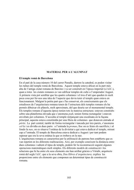 Passeig matemàtic per Catalunya Teresa Ticó Angerri Curs 1999-2000