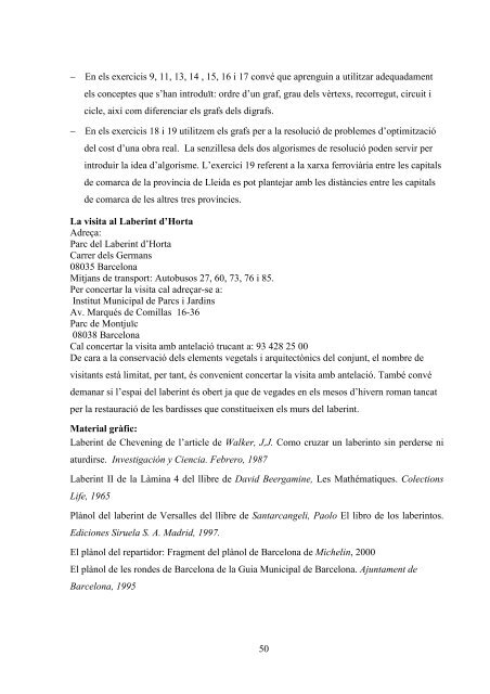 Passeig matemàtic per Catalunya Teresa Ticó Angerri Curs 1999-2000