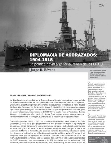 DIPLOMACIA DE ACORAZADOS: 1904-1915. La ... - Centro Naval