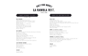menu per grups restaurant la rambla - Gastronomialocal.com