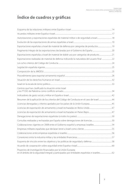 España-Israel: Relaciones en materia militar ... - Nodo 50