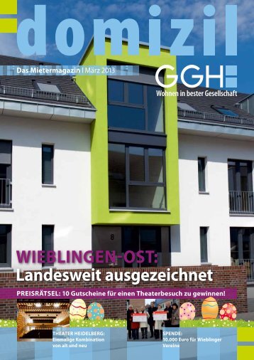 Domizil, Ausgabe März 2013 - GGH