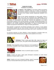 CAPITULO 1 Terminos Culinarios - Runsa