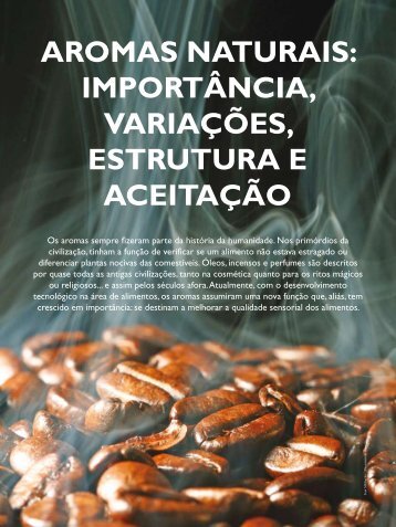 AROMAS NATURAIS: IMPORTÂNCIA, VARIAÇÕES, ESTRUTURA ...