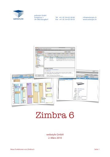 Zimbra 6 - webstyle