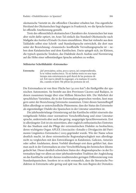 Dialektliteratur« in Spanien? - OPUS - Friedrich-Alexander ...