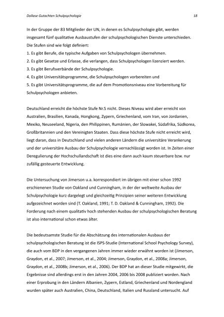 Situation der Schulpsychologie in Deutschland  - GEW Niedersachsen