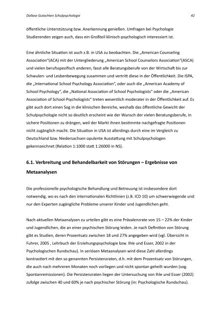 Situation der Schulpsychologie in Deutschland  - GEW Niedersachsen