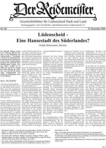 164 - Geschichts- und Heimatvereins