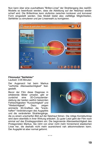 Auge & optischer Sinn I - real3D - GIDA