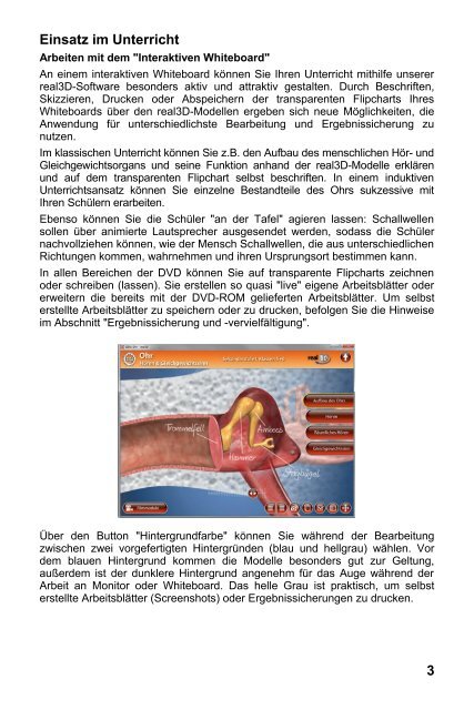 Ohr - HÃ¶ren & Gleichgewichtssinn - real3D - GIDA