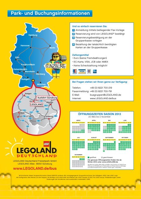 Gruppenangebote LEGOLAND® Deutschland - Stadt Giengen