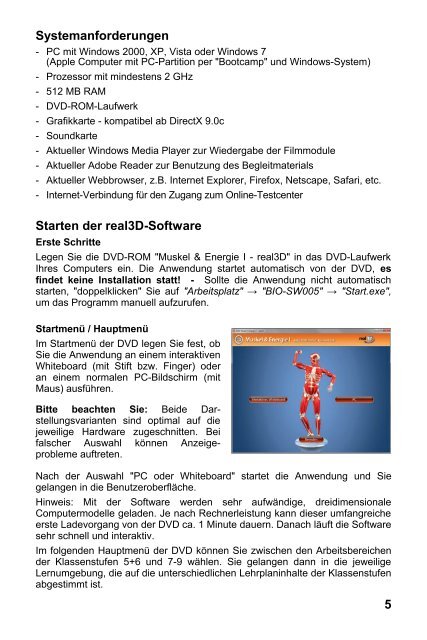 Muskel & Energie I â real3D - GIDA