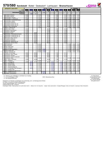570/580 Sandstedt - Giese-Bus Beverstedt