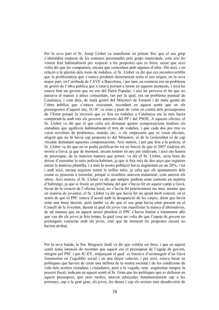 1 – ACTA SESSIÓ ANTERIOR - Ajuntament de Gavà