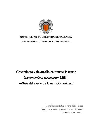 Tesis Word para TESEO - Universidad Politécnica de Valencia