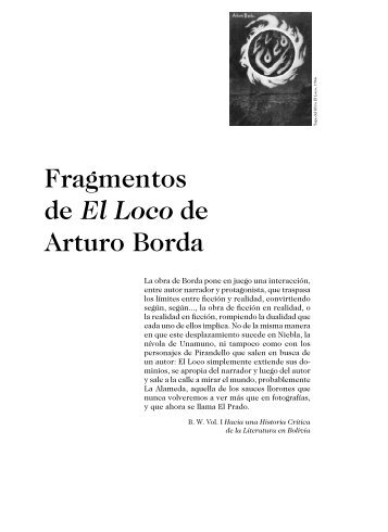 Fragmentos de El Loco de Arturo Borda - SciELO