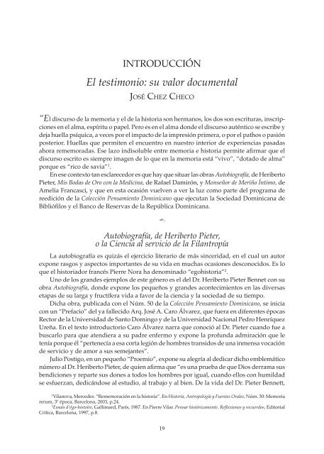 Biografías y Evocaciones - Banco de Reservas