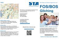 FOS/BOS FOS/BOS - Gemeinde Gilching