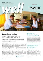 Bewerbertraining in Augsburger Schulen