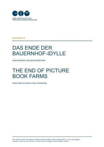 das ende der bauernhof-idylle the end of picture book farms - GIM