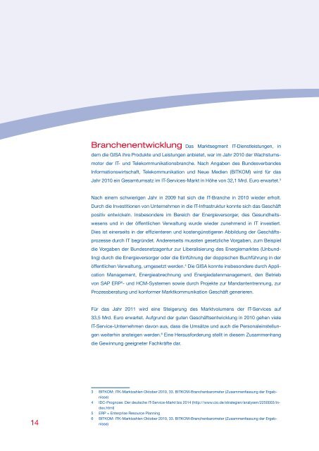 Geschäftsbericht 2010 (PDF; 1,4 MB) - GISA GmbH