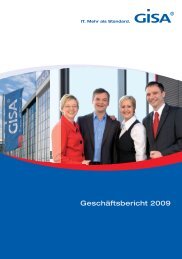 Geschäftsbericht 2009 (PDF; 2,6 MB) - GISA GmbH