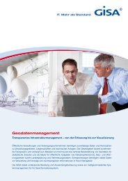 Geodatenmanagement (PDF; 519 KB) - GISA GmbH