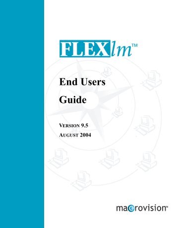 FLEXlm End Users Guide - Norsar