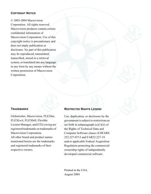 FLEXlm End Users Guide - Norsar