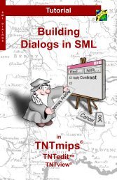 Tutorial: Building Dialogs in SML - MicroImages, Inc.