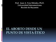 El Aborto - Universidad Interamericana de Puerto Rico