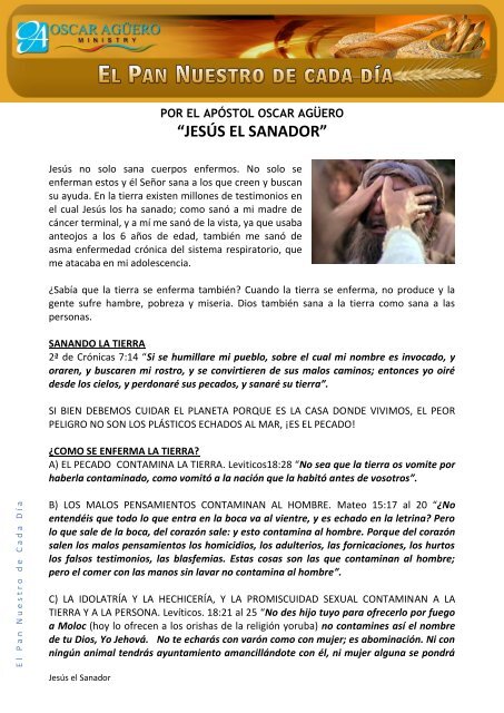 “JESÚS EL SANADOR” - Iglesia Jesucristo El Todopoderoso