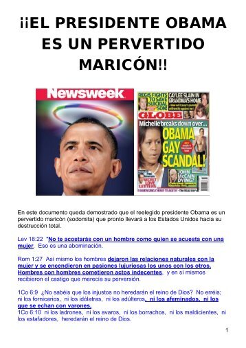 Uno de los casos más extendidos son los rumores sobre Obama ...