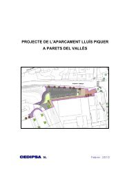 Projecte - Ajuntament de Parets del Vallès