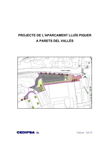 Projecte - Ajuntament de Parets del Vallès