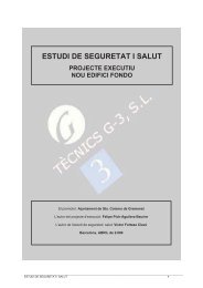 Projecte tècnic: Estudi de seguretat i salut - Ajuntament de Santa ...