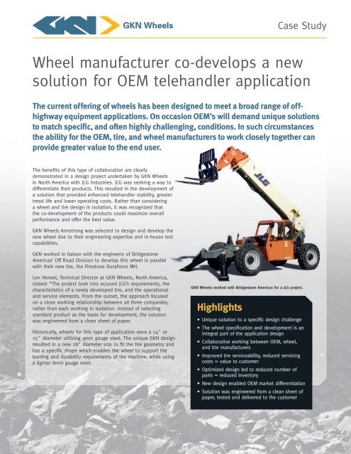 JLG case study - GKN