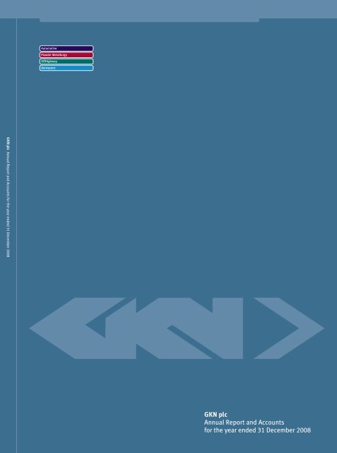 Annual Report 2008 In Pdf Gkn