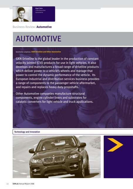 Annual Report 2008 in PDF - GKN