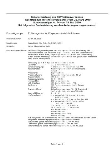 Hilfsmittel (PDF, 69 KB) - GKV-Spitzenverband