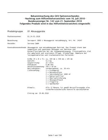 Hilfsmittel (PDF, 687 KB) - GKV-Spitzenverband