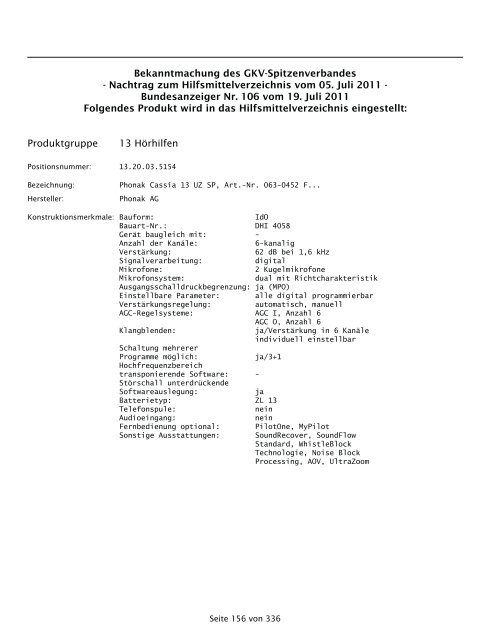 Hilfsmittel (PDF, 1,2 MB) - GKV-Spitzenverband