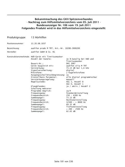 Hilfsmittel (PDF, 1,2 MB) - GKV-Spitzenverband